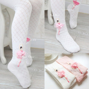 Girls Tights Autumn Kids Cotton Pantyhose Cute Soft Knitted Tights For
