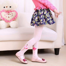 Load image into Gallery viewer, Girls Tights Autumn Kids Cotton Pantyhose Cute Soft Knitted Tights For
