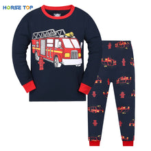 Load image into Gallery viewer, Toddler Boys Pajamas Little Kids 2 Piece Truck Pjs Sleepwear Clothes

