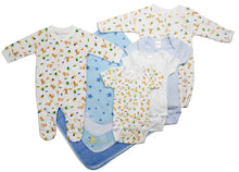 Load image into Gallery viewer, Newborn Baby Boy 9 Pc Layette Baby Shower Gift Set
