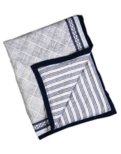 Load image into Gallery viewer, CAIRO BLUE COTTON QUILT

