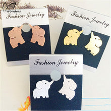 Load image into Gallery viewer, Sweet Lucky Cartoon Baby Elephant Earrings
