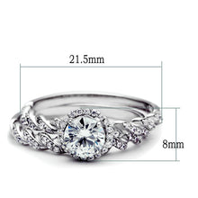 Load image into Gallery viewer, TS046 Rhodium 925 Sterling Silver Ring with AAA
