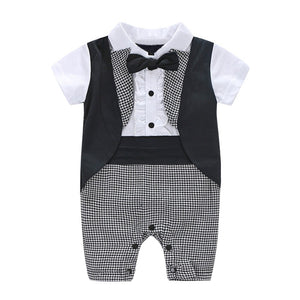 Toddler Baby Boys rompers Summer Clothes Gentleman