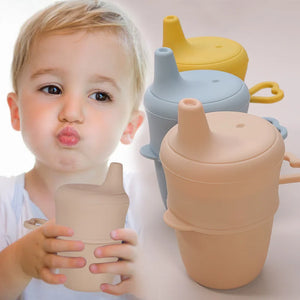 Portable Drinkware Baby Food Storage Snacks Cup Infant BPA Free Sippy