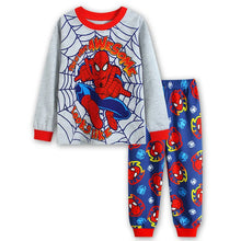 Load image into Gallery viewer, New Spider-man Boys Marvel Family Cotton Sleepwear Suit Sets Kids Long
