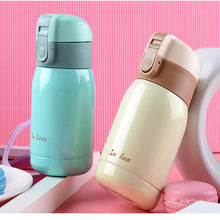 Load image into Gallery viewer, Cute Thermal Water Bottle for Children Thermos Mug with Straw and
