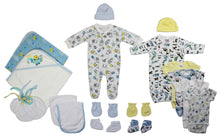 Load image into Gallery viewer, Newborn Baby Boy 19 Pc Layette Baby Shower Gift

