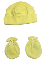 Load image into Gallery viewer, Neutral Baby Cap and Mittens 2 Piece Set
