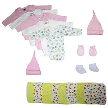 Load image into Gallery viewer, Newborn Baby Girl 21 Pc Layette Baby Shower Gift
