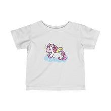 Load image into Gallery viewer, Flying Miss Unicorn  Girl Tee
