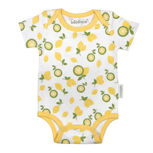 Citrus Garden:  Printed Unisex Organic Baby Bodysuit