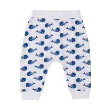 Load image into Gallery viewer, Boo Boo Harem Pants - Blue Whale
