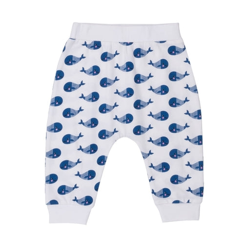 Boo Boo Harem Pants - Blue Whale