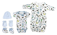 Load image into Gallery viewer, Newborn Baby Boys 5 Pc Layette Baby Shower Gift
