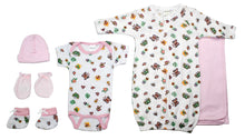 Load image into Gallery viewer, Newborn Baby Girls 6 Pc Layette Baby Shower Gift
