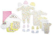 Load image into Gallery viewer, Newborn Baby Girls 21 Pc Layette Baby Shower Gift
