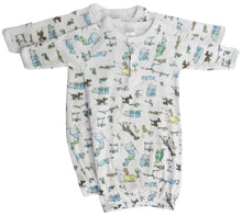 Load image into Gallery viewer, Boys Print Infant Gowns - 2 Pack
