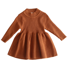 Load image into Gallery viewer, Kimmie Sweater Dress~Rust
