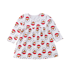 Santa Christmas Dress for Kids and Babies