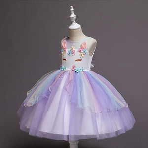 Cute Rainbow Unicorn Dress