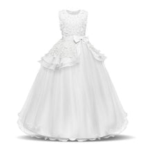 Load image into Gallery viewer, Fancy Kids Dresses for Girls Wedding Floral Long
