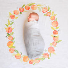 Load image into Gallery viewer, Grey Stone - Organic Swaddle Blanket
