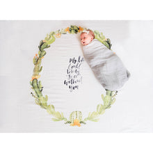 Load image into Gallery viewer, Desert Cactus - Organic Swaddle Blanket
