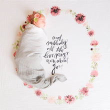 Load image into Gallery viewer, Dahlia Blooms - Organic Swaddle Blanket
