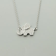 Load image into Gallery viewer, Luxury Cute CZ Stone Good Luck Baby Elephant
