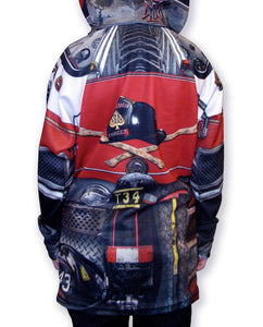 FIRE ENGINE Hoodie Chomp Shirt by MOUTHMAN®
