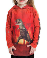 Load image into Gallery viewer, T-REX DINO in RED Hoodie Sport Shirt by MOUTHMAN®
