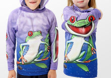 Load image into Gallery viewer, TREE FROG Hoodie Chomp Shirt by MOUTHMAN®
