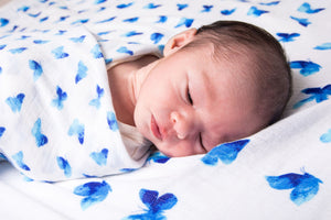 ORGANIC SWADDLE - BUTTERFLY