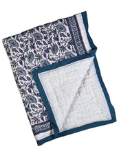 Load image into Gallery viewer, PROVENCE BLUE COTTON QUILT
