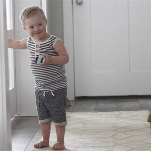 Newborn Infant Baby Boy Clothes Set Summer Striped