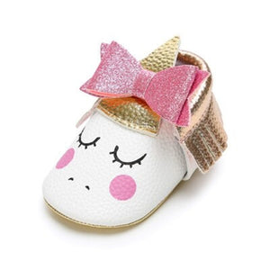 Newborn Unicorn Slip on Shoes