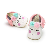 Load image into Gallery viewer, Newborn Unicorn Slip on Shoes
