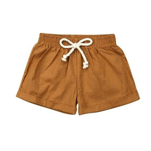 Load image into Gallery viewer, Kid&#39;s Harem Linen Shorts
