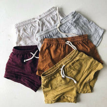 Load image into Gallery viewer, Kid&#39;s Harem Linen Shorts
