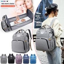 Load image into Gallery viewer, Portable Crib Nappy Bag Baby Care Changing Diaper Bag
