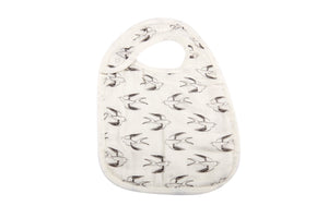 Black and White Snap Bibs Set of 3
