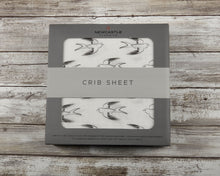 Load image into Gallery viewer, Sparrows Cotton Muslin Crib Sheet
