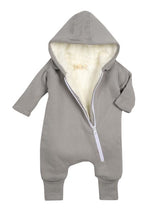 Load image into Gallery viewer, Smart Cuddly Jumpsuit + Bib - Gray
