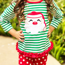 Load image into Gallery viewer, AL Limited Girls Christmas Holiday Santa Tunic Polka dot Pants Party
