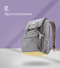 Load image into Gallery viewer, Large Capacity Nappy Bag Travel Backpack
