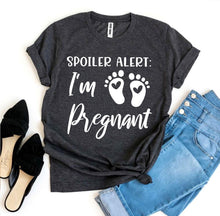 Load image into Gallery viewer, Spoiler Alert I’m Pregnant T-shirt
