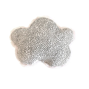 Cloud shaped pillow- Speckled print