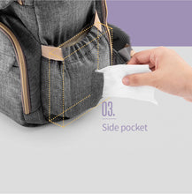 Load image into Gallery viewer, Large Capacity Nappy Bag Travel Backpack
