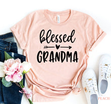 Load image into Gallery viewer, Blessed grandma T-shirt
